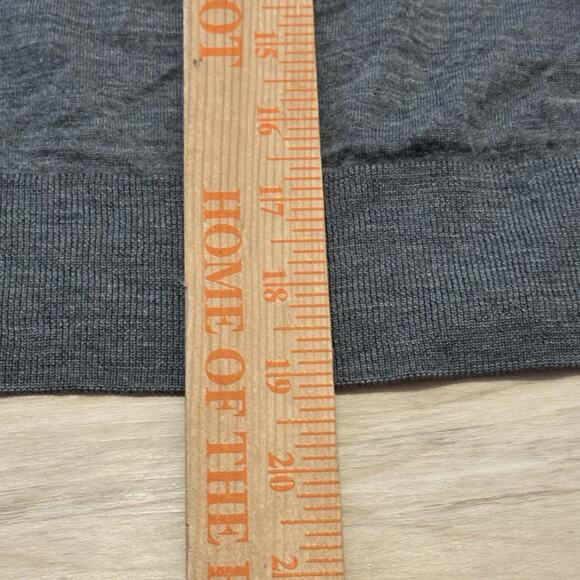 & OTHER STORIES Women M Sweater Frill 100% Merino Wool Long Sleeve Gray - Picture 8 of 8